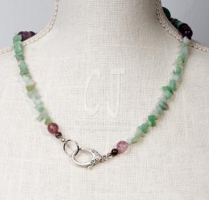 Friendship Necklace with Turquoise by Christina Jarmolinski