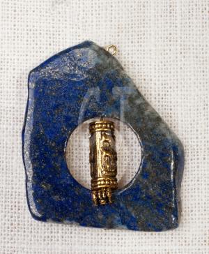 Lapis Lazuli Pendant II by Christina Jarmolinski