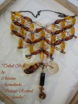 Tribal Bells "ART JEWELRY" by Christina Jarmolinski