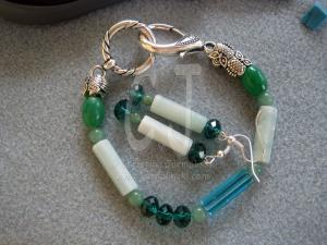 Ocean Dreams Bracelet and Earrings by Christina Jarmolinski