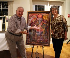 Ruby Forest by Christina Jarmolinski with Art Collectors 