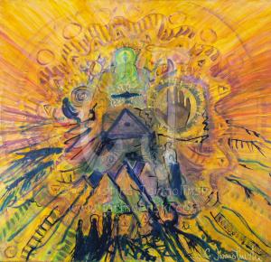 The Vision by Christina Jarmolinski - Mixed Media