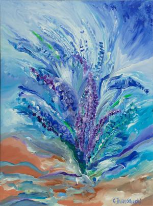 Larkspur in the Dunes by Christina Jarmolinski Larkspur in the Dunes by Christina Jarmolinski