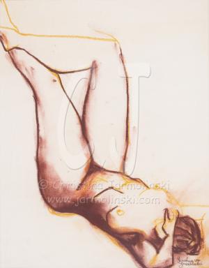 Sepia Drawing by Christina Jarmolinski