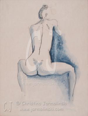 Nude Backside by Christina Jarmolinski