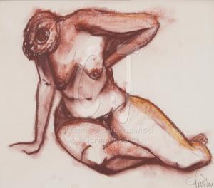 "Nude -Front " by Christina Jarmolinski