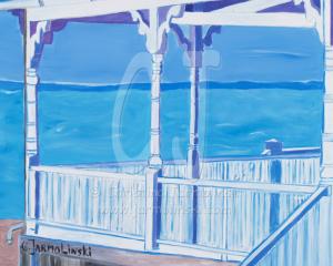 Ocean Porch View by Christina Jarmolinski Ocean Porch View by Christina Jarmolinski