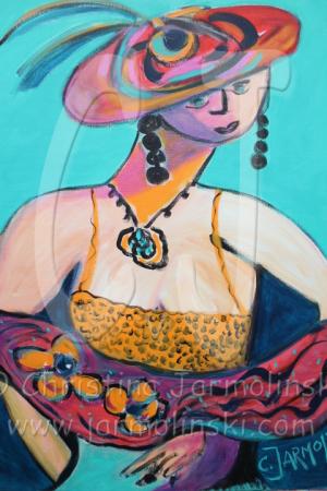 Frida Kahlo and her Sunhat by Christina Jarmolinski Frida Kahlo and her Sunhat by Christina Jarmolinski