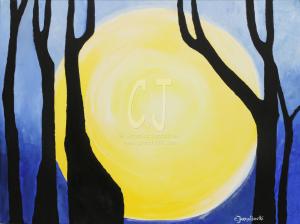 Trees in Moon Glow by Christina Jarmolinski Trees in Moon Glow by Christina Jarmolinski
