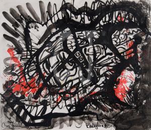 The Tower of Babylon I by Christina Jarmolinski-Abstract Painting