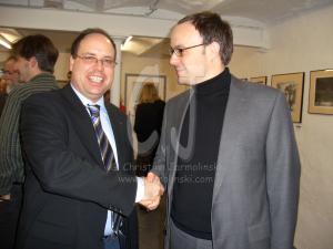 Guests at the opening of Malerhof