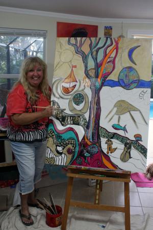 Christina in Florida Studio photo by Rob de Koter