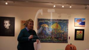 Members Art Show in AI&G Salisbury opening by Andrea Gentry-Seidl