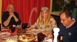 Thanksgiving 2007- Rob, Christian and I with Friends