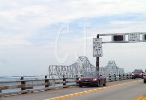 The Bay Bridge-over the Chesapeake Bay -feared by many by Christina Jarmolinski