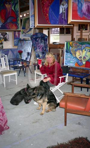 Christina Jarmolinski's Art Studio-Crystal Acres, Ft. Myers,Fl.