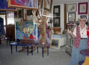 Christina Jarmolinski's Art Studio-Crystal Acres, Ft. Myers,Fl.