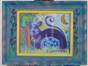 The Cat in the Moonlight by Christina Jarmolinski