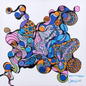 Christina colors her World - Zentangle Art