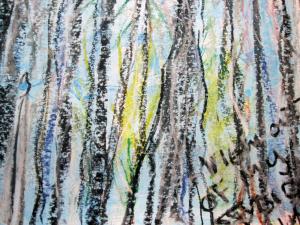 Detail of Oil Pastell by Christina Jarmolinski