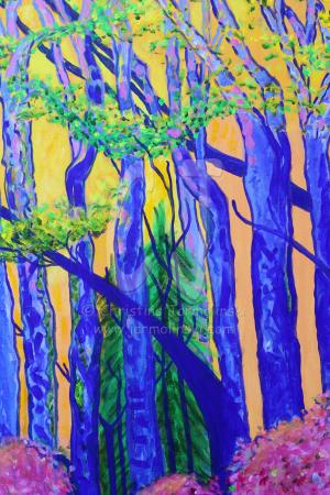 Forest in Sunlight-detail