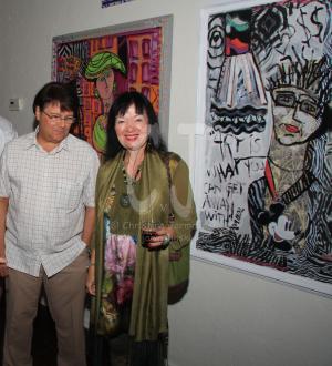 Art Show at Art for Act 2013 Christina Jarmolinski -Photos by Rob de Koter