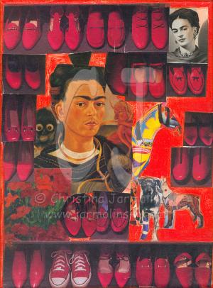 Frida and her Red Shoes by Christina Jarmolinski