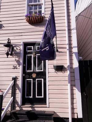 Lovely Entrance to Narrow House by Christina Jarmolinski