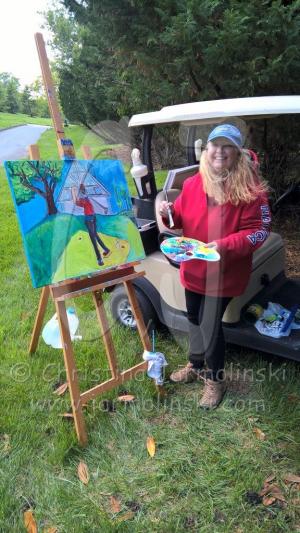 The Golfer - award winning by Christina Jarmolinski