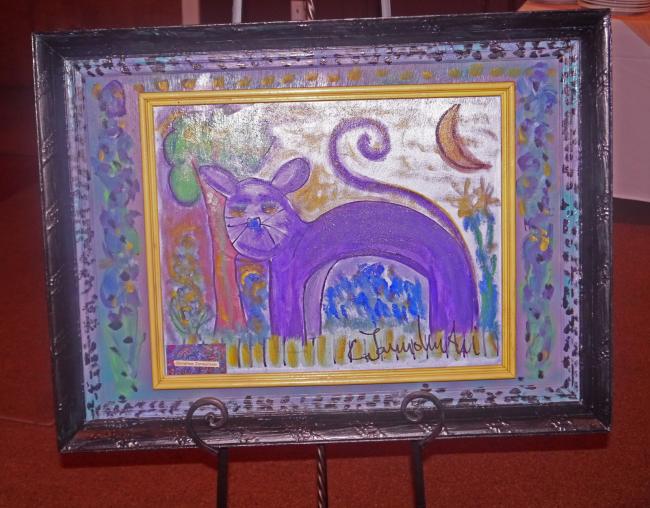 My Donation for the Auction-Cat in the Moonlight