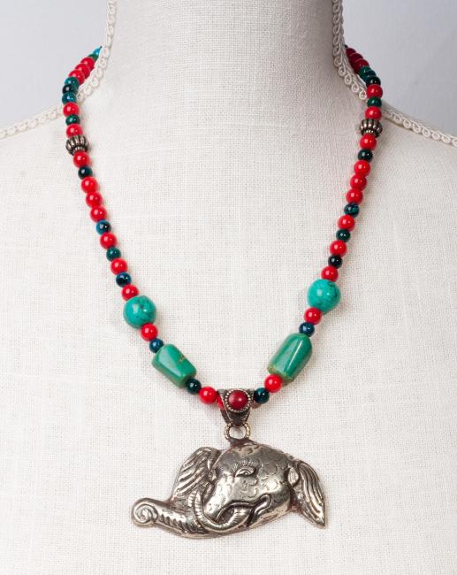  Elefant in Ornate Handcrafted Silver by Christina Jarmolinski