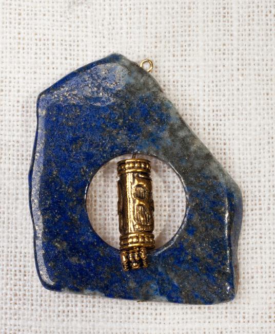 Lapis Lazuli Pendant II by Christina Jarmolinski