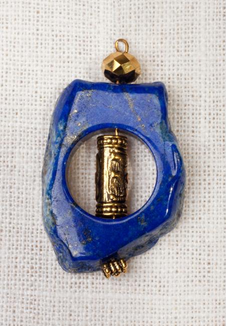 Lapis Lazuli Pendant III by Christina Jarmolinski
