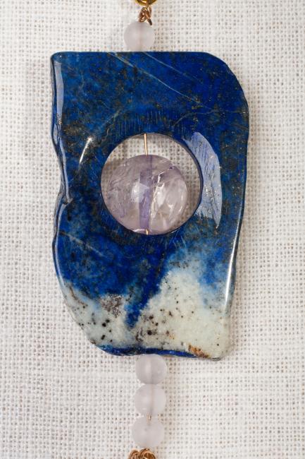 Lapis Lazuli Pendant IV by Christina Jarmolinski