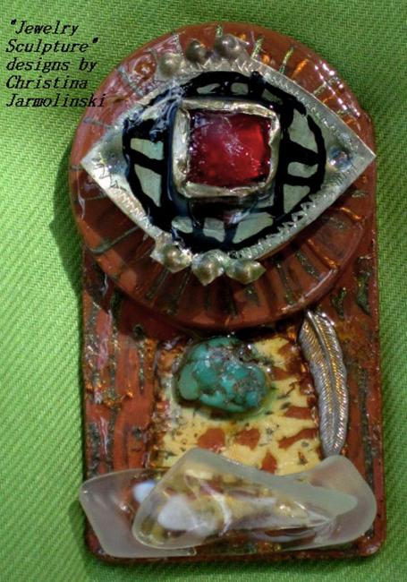 Jewelry Sculpture- Antique Little Secrets"ART JEWELRY"by Christina Jarmolinski Jewelry Sculpture- Antique Little Secrets"ART JEWELRY"by Christina Jarmolinski