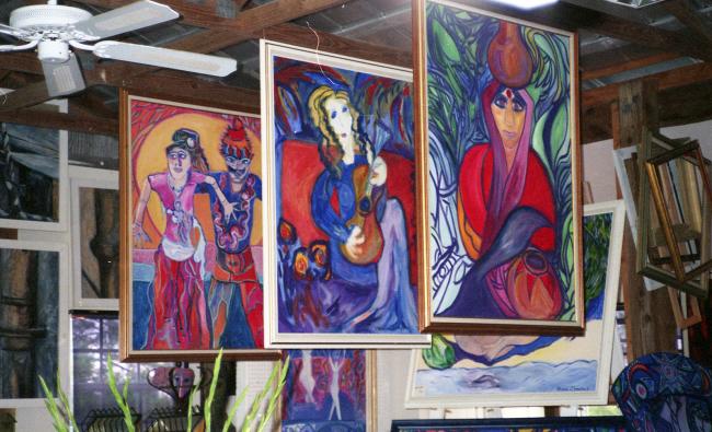 Christina Jarmolinski's Art Studio-Crystal Acres, Ft. Myers,Fl.