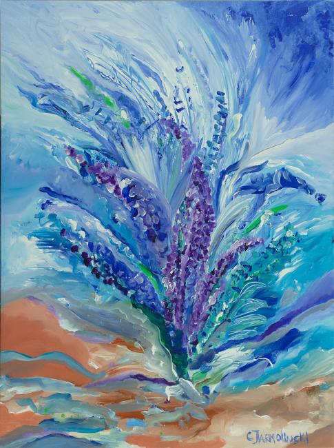 Larkspur in the Dunes by Christina Jarmolinski Larkspur in the Dunes by Christina Jarmolinski