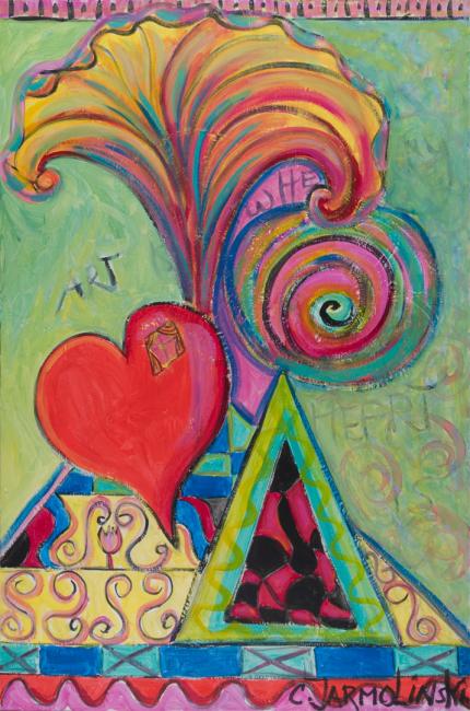 Art is where my Heart is I by Christina Jarmolinski
