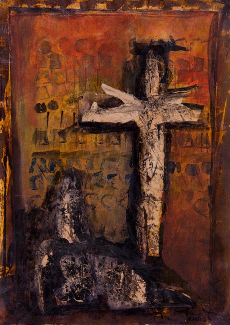 Crying Women under the Cross by Christina Jarmolinski