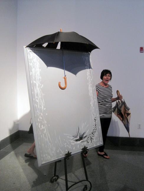 Installation "Rain" at Sydney & Berne Davis Art Center, Fort Myers © Christina Jarmolinski