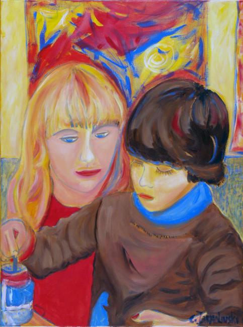 Mother and Son by Christina Jarmolinski