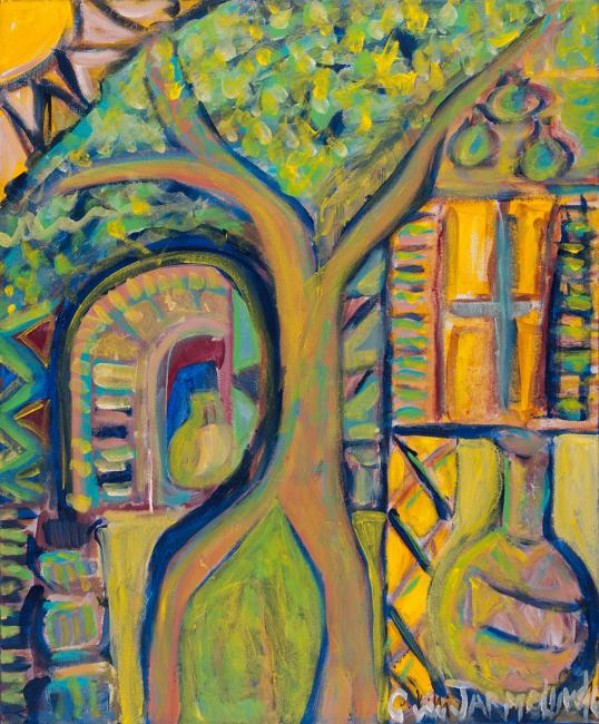 Springtime in the Provence' acrylic on canvas by Christina Jarmolinski