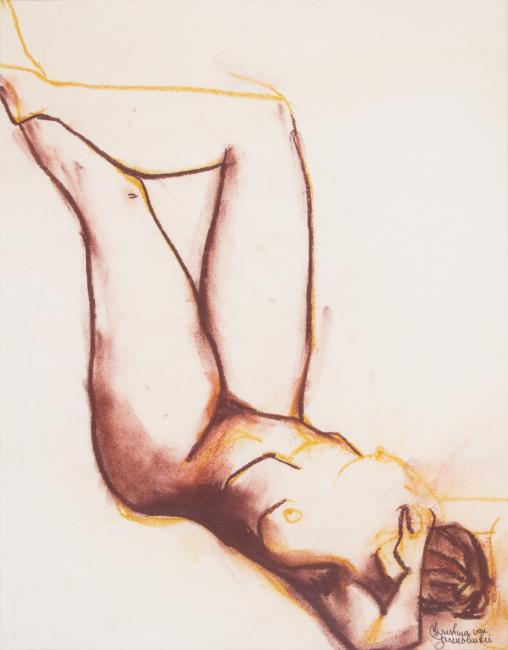 Sepia Drawing by Christina Jarmolinski