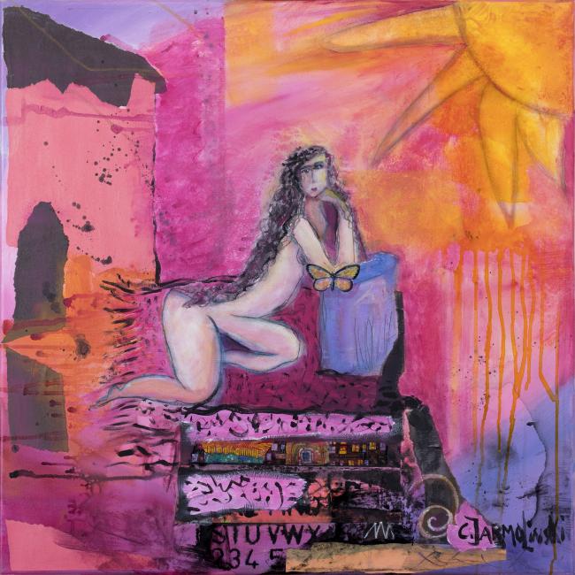 Relaxing in the Pink Room  Relaxing in the Pink Room