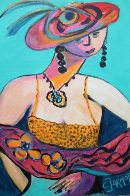 Frida Kahlo and her Sunhat by Christina Jarmolinski Frida Kahlo and her Sunhat by Christina Jarmolinski