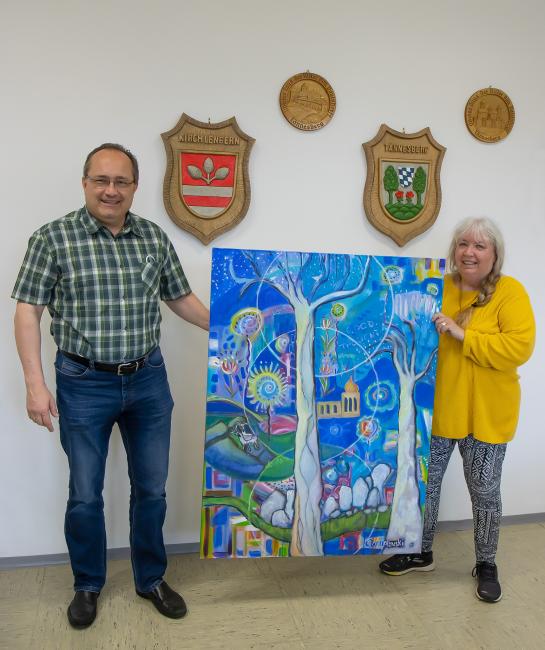 christina-jarmolinski-fine-art-taennesberg - mayor -painting-town-hall-rathaus