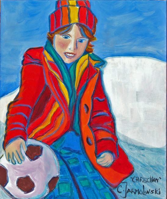 Little Boy in Snow