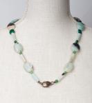 Amazonite Necklace "ART JEWELRY" by Christina Jarmolinski Amazonite Necklace "ART JEWELRY" by Christina Jarmolinski