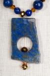 Royal Afghanistan Lapis Lazuli Pendant Necklace by Christina Jarmolinski
