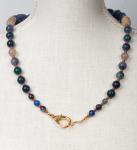 The Snail with Lapis Nuggets and Bamboo Coral
